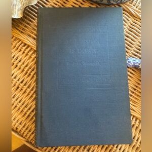 Vintage 1940 Edition John Steinbeck Blue Hardcover Book The Moon is Down